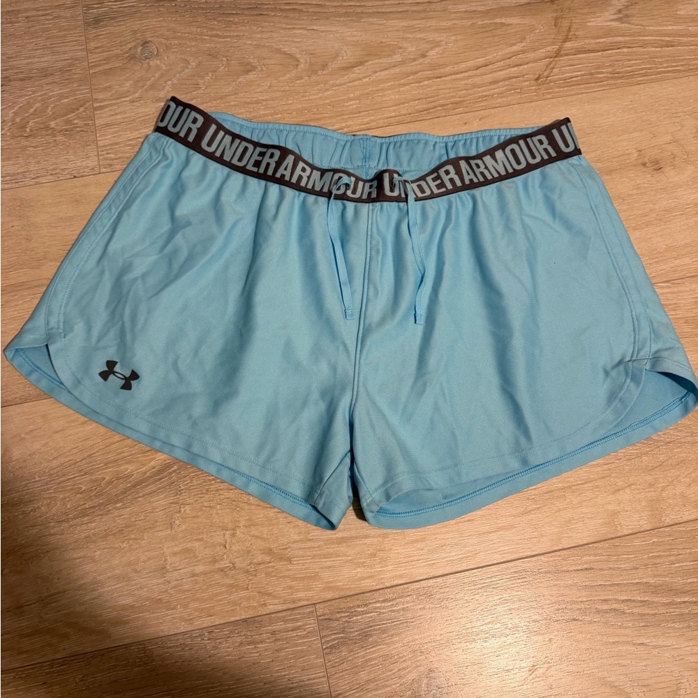 Under Armour Women's Light Blue Athletic Shorts